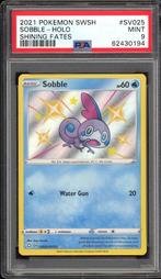 Sobble Holo PSA 9 - SV025/SV122 Sword & Shield Shining Fates, Hobby en Vrije tijd, Verzenden, Zo goed als nieuw, Losse kaart, Foil