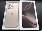 APPLE iPhone 16 Pro 256 GB Desert Titanium; bаtterij - 100%, Ophalen of Verzenden, Zo goed als nieuw, Zonder simlock, Goud