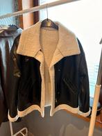 Leren jas, Kleding | Dames, Ophalen of Verzenden, Zo goed als nieuw, Maat 36 (S), Zwart