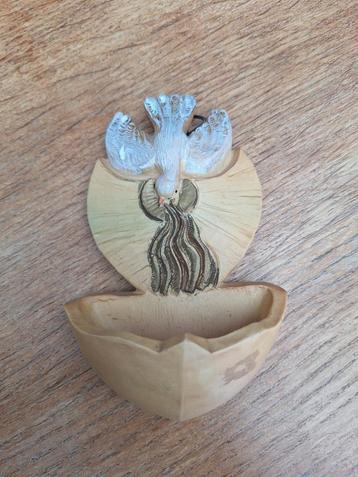 Wijwatervat. H 13cm, Antiek en Kunst, Ophalen of Verzenden