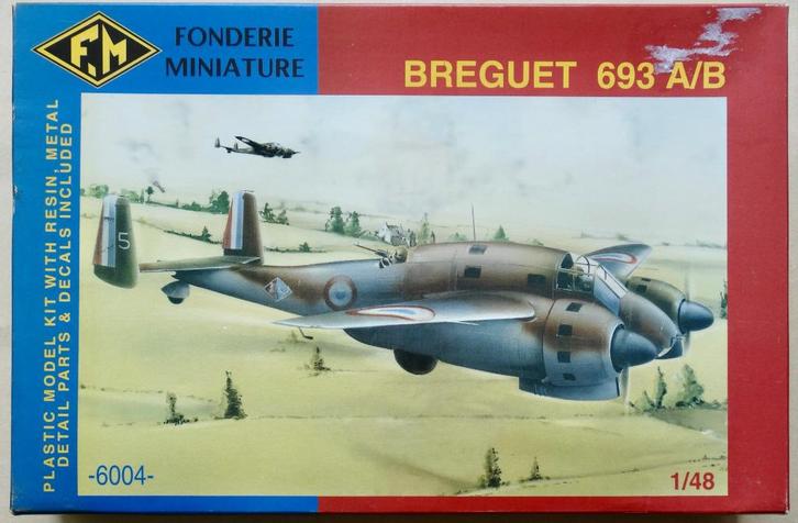 F.M FONDERIE METALLIQUE - BREGUET 693 A/B - ZELDZAAM, Hobby en Vrije tijd, Modelbouw | Vliegtuigen en Helikopters, Nieuw, Vliegtuig