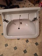 ANTIEKE „" VINTAGE "” WASBAK”, Ophalen, Gebruikt, Chroom, Wastafel