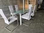 moderne eetkamerset, Huis en Inrichting, Verzenden, Gebruikt, 4 tot 6 stoelen