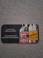 Bierviltje van Smirnoff en Schweppes, Verzamelen, Ophalen of Verzenden, Zo goed als nieuw, Overige typen