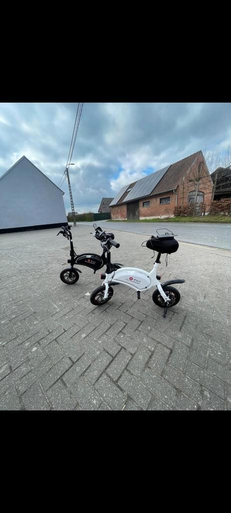 2 Elektrishe fietsen (zwart&wit), Fietsen en Brommers, Fietsen | Driewielers, Zo goed als nieuw, Ophalen of Verzenden
