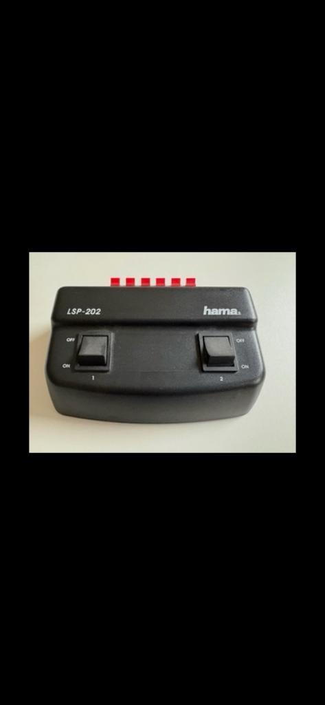 Luidspreker schakelkast Hama LSP, Hobby en Vrije tijd, Elektronica-componenten, Gebruikt, Ophalen of Verzenden