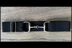 Zwart - Zilver - Paardrij Riem - Trensriem - Paardrijriem -, Ophalen of Verzenden, Nieuw, Western, Overige typen