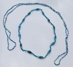 2 colliers turquoise Vintage, Bijoux, Sacs & Beauté, Colliers, Comme neuf, Bleu, Enlèvement ou Envoi