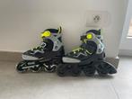 Skeelers Oxelo maat 32-35 + bescherming, Kinderen, Inline skates 4 wielen, Ophalen, Overige merken