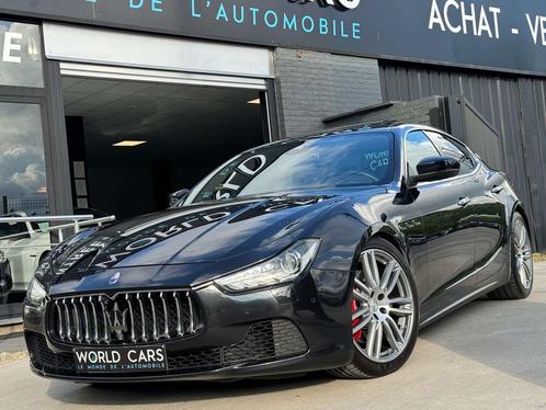 Maserati Ghibli 3.0 V6 Turbo/CAM360/TOIT PANO/BTE AUTO/NAVI/, Auto's, Maserati, Bedrijf, Te koop, Ghibli, 360° camera, ABS, Achteruitrijcamera