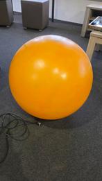 Bolvormige tuinlamp oranje +/-70cm, Jardin & Terrasse, Éclairage extérieur, Résistant à l'eau, Comme neuf, Synthétique, Alimentation secteur