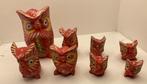 UILEN FAMILIE 8 STUKS ROOD DIV AFMETINGEN NIEUW, Antiek en Kunst, Ophalen of Verzenden