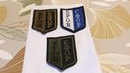 3 badges, Verzenden