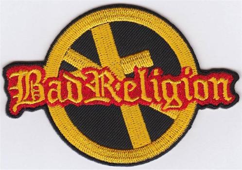 Bad Religion stoffen opstrijk patch embleem, Verzamelen, Muziek, Artiesten en Beroemdheden, Nieuw, Kleding, Verzenden