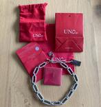 UNOde50 - Ketting Chained, Verstelbaar, Ophalen of Verzenden, Zo goed als nieuw, Zilver