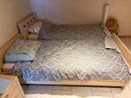 Eenpersoonsbed, Huis en Inrichting, Slaapkamer | Bedden, Ophalen, Gebruikt, Eenpersoons, Beige