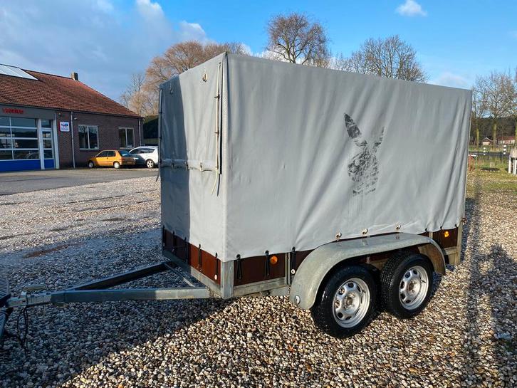 Aanhangwagen / remork ->750kg keuringsvrij!, Auto diversen, Aanhangers en Bagagewagens, Gebruikt, Ophalen