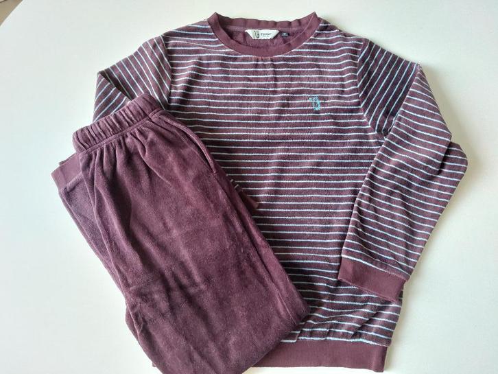 Pyjama jongen - 12 j - ESKIMO - fluweel zacht warm, Kinderen en Baby's, Kinderkleding | Maat 152, Zo goed als nieuw, Jongen, Nacht- of Onderkleding