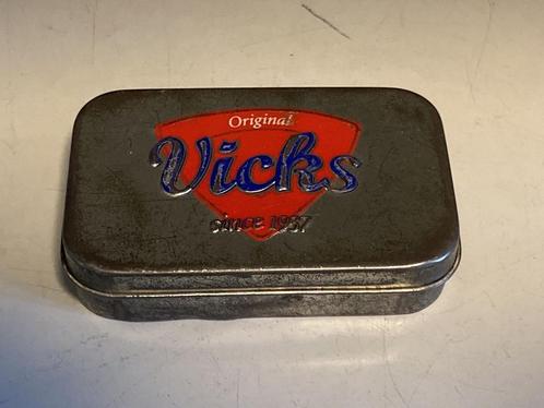 Vintage blik Vicks Original since 1937, Verzamelen, Blikken, Gebruikt, Overige, Overige merken, Ophalen of Verzenden