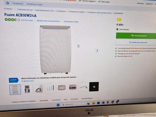 Climatiseur mobile FUAVE, Elektronische apparatuur, Airco's, Zo goed als nieuw, Mobiele airco, Ophalen of Verzenden
