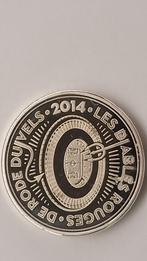 munt de rode duivels 2014 ( zilver ), Postzegels en Munten, Zilver, Ophalen of Verzenden, Zilver, Losse munt