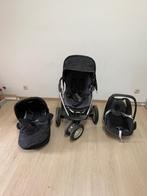 Poussette trio avec maxi cosi et nacelle, Enfants & Bébés, Poussettes & Combinaisons, Avec nacelle, Comme neuf, Enlèvement, Poussette