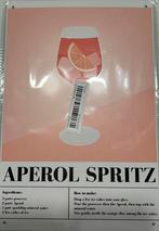 Reclamebord vintage Aperol Spritz (3) - mancave poolhouse, Ophalen of Verzenden, Nieuw, Reclamebord