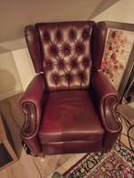 Fauteuil chesterfield relax électrique, Enlèvement, Comme neuf, Cuir, Chesterfield