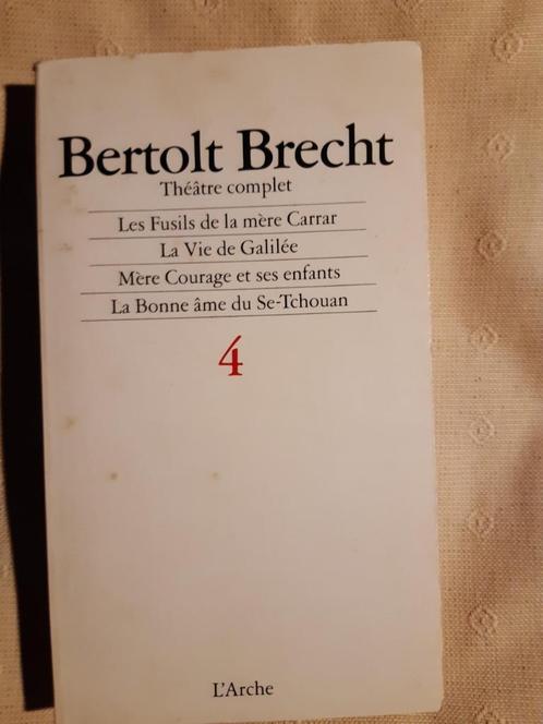 Bertolt Brecht, Théâtre complet 4, Livres, Art & Culture | Danse & Théâtre, Comme neuf, Théâtre, Enlèvement
