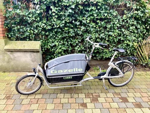 Gazelle Cabby bakfiest, Vélos & Vélomoteurs, Vélos | Vélos avec bac, Utilisé, Gazelle, 3 enfants, Enlèvement