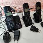 draadloze telefoon set van 3 stuks, Ophalen of Verzenden, Zo goed als nieuw, 3 handsets, Stralingsarm