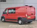 Fiat Ducato 130pk Dubbel Cabine L2H1 Trekhaak Airco Camera W, Stof, Gebruikt, Euro 6, 3000 kg