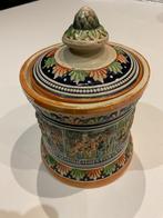 Zeer mooie tabakspot in gebakken en geglazuurd aardewerk., Antiek en Kunst, Ophalen of Verzenden