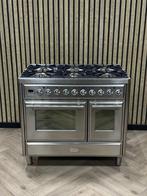 Luxe Boretti Majestic Inox 100cm Gas Dubbele Oven, 5 zones de cuisson ou plus, Enlèvement ou Envoi