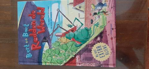 Tjibbe Veldkamp - Bert en Bart redden de wereld, Boeken, Kinderboeken | Jeugd | onder 10 jaar, Zo goed als nieuw, Ophalen of Verzenden