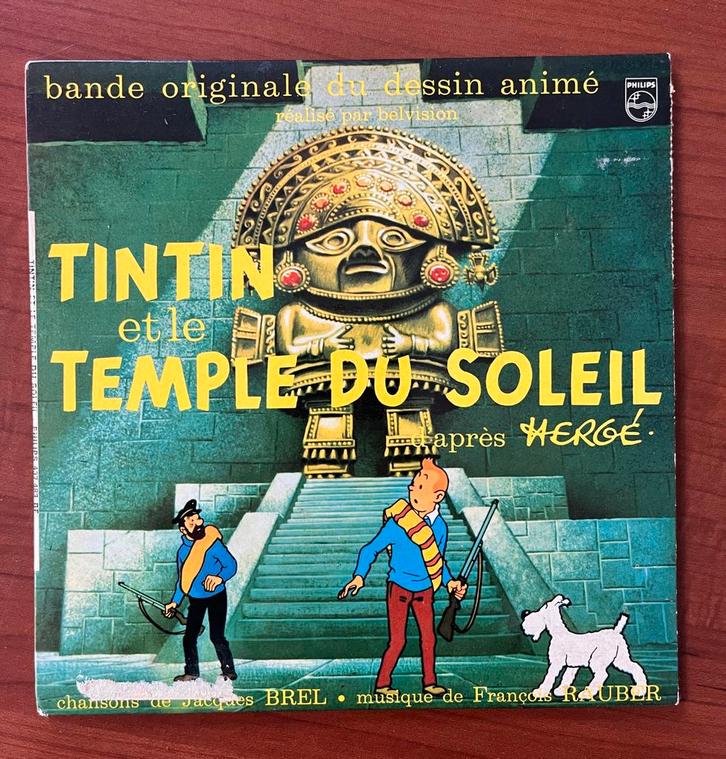 45 T Kuifje en de Tempel van de Zon, Boeken, Kinderboeken | Jeugd | 10 tot 12 jaar, Zo goed als nieuw, Ophalen of Verzenden