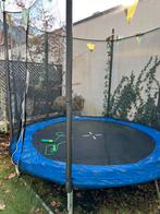 Trampoline met veiligheidsnet 240cm, Ophalen, Gebruikt