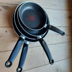 Tefal pannenset, Huis en Inrichting, Ophalen, Gebruikt, Pannenset, Keramische plaat