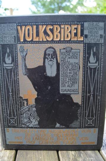 Duitse Volksbijbel  1912 mooie illustraties beschikbaar voor biedingen