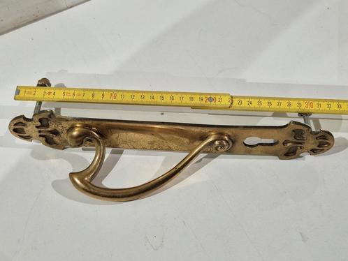 Antiek Art Nouveau groot Engels / DEURKLINK deurgreep, Antiek en Kunst, Antiek | Brons en Koper, Koper, Ophalen of Verzenden