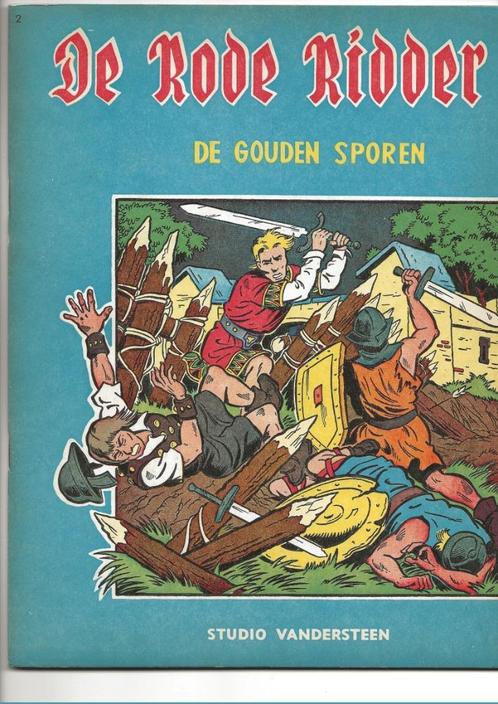 De Rode Ridder - 2 - De gouden sporen, Boeken, Stripverhalen, Zo goed als nieuw, Eén stripboek, Ophalen of Verzenden