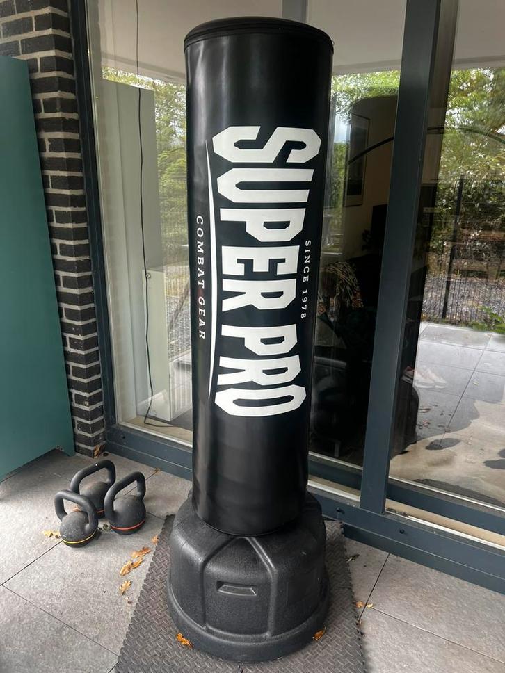 Bokszak Superpro op voet, Sport en Fitness, Boksen, Bokszak, Ophalen