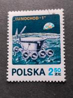 Polen 1971 - ruimtevaart - Lunokhod 1, maan, Ophalen of Verzenden, Polen, Gestempeld