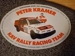 Sticker autorally team Peter Kramer KAV rally team, Verzamelen, Ophalen of Verzenden, Zo goed als nieuw, Auto of Motor