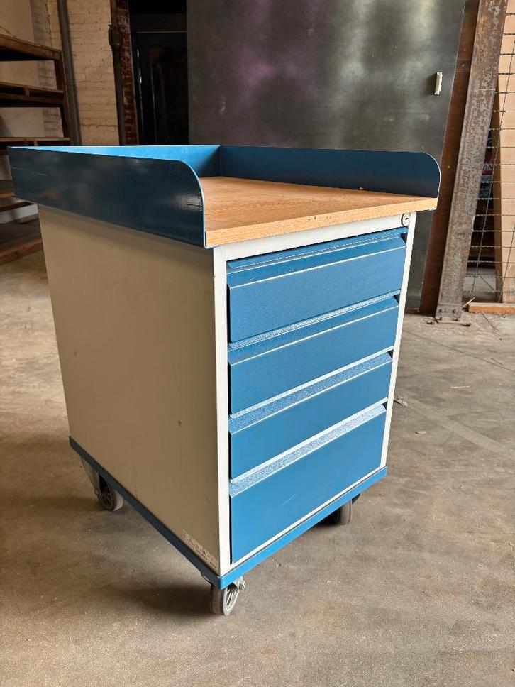 3 Heavy Duty industriële ladenkasten met 4 laden - 150kg, Doe-het-zelf en Bouw, Overige Doe-Het-Zelf en Bouw, Zo goed als nieuw