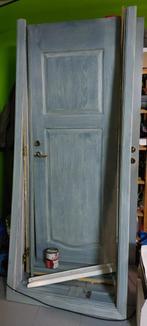 Portes, Chambranle de porte, Comme neuf, 150 à 225 cm, Bois