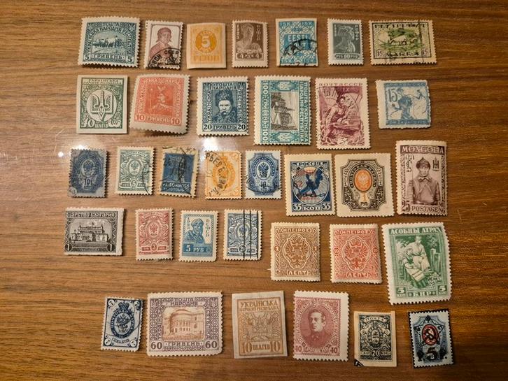 Lot oude Russische & Oekraïense postzegels – ca. 30 stuks, Postzegels en Munten, Postzegels | Europa | Rusland, Ophalen of Verzenden