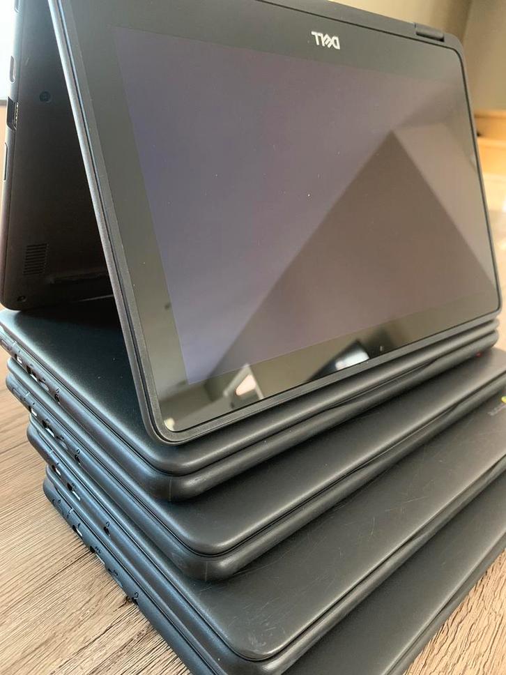 10x Dell chromebooks touchscreen compleet, Informatique & Logiciels, Chromebooks, Comme neuf, Enlèvement