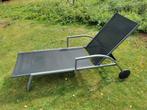 Ligbed, Tuin en Terras, Ophalen, Gebruikt, Aluminium, Verstelbaar