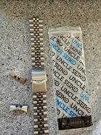 Uncle Seiko 20mm armband, Handtassen en Accessoires, Armbanden, Staal, Ophalen of Verzenden, Zo goed als nieuw, Zilver